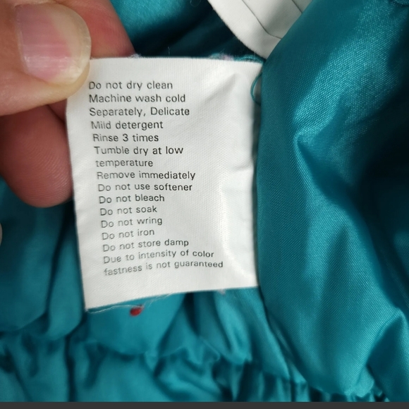 FERA SKIWEAR Ladies Retro 80s 90s Snow puffer Jacket Multicolor Size 10 - Picture 10 of 12